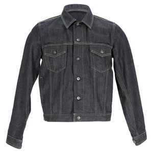 Mr P. Selvedge-Jeansjacke Aus Blauer Baumwolle Männlich Blau M - Bild 1 von 6