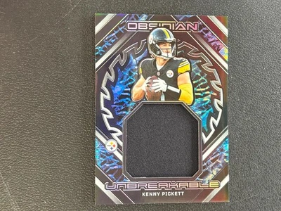 Kenny Pickett 2023 Obsidian Jersey Patch Pittsburgh Steelers 65/199 E30 - Image 1 of 2