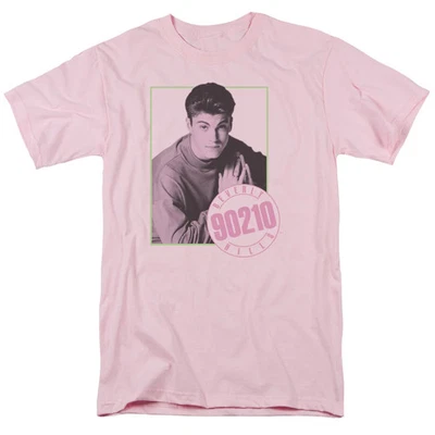 90210 David Mens T Shirt Pink - Image 1 of 4