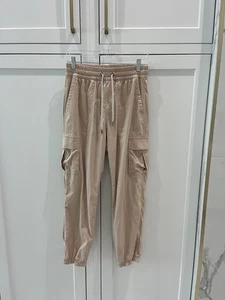 Pantalones de chándal Vuori Scout para mujer talla pequeña beige cargo cordón VW494 USADOS EN EXCELENTE ESTADO - Imagen 1 de 8