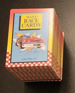 1989 MAXX COMPLETE 220 CARD SET NASCAR DALE EARNHARDT RICHARD PETTY  - Picture 1 of 2
