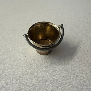 Vintage Miniatur Metall Puppenhaus Eimer mit Griff - 756156 - Made in England - Bild 1 von 5