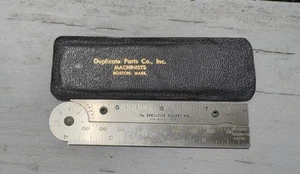 Regla Plegable Vintage "The Executive Pocket Pal" con PUBLICIDAD - Imagen 1 de 10
