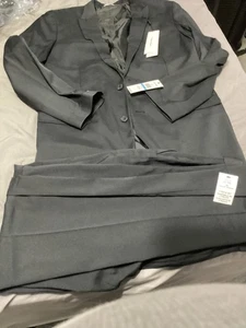 (Gr. 20) Calvin Klein Jungen formeller Anzug Set enthält einreihige Jacke & Hose - Bild 1 von 7