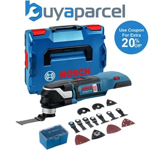 Bosch 18v GOP18V-28N Brushless Multi Tool Starlock Keyless Blade Change + 16Acc - Picture 1 of 7