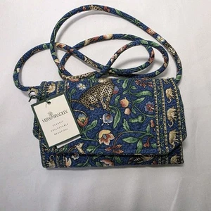 NWT Vintage Vera Bradley Animal Kingdom Wallet With Crossbody Strap - Picture 1 of 17
