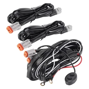 Touch Switch Wire Harness For maXpeedingrods LED Light Bar 4 Plugs 12V 24V 30A - Picture 1 of 12