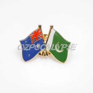 Australia & Pakistan Friendship Pin - Badge Collar Australian Flag Pakistani - Picture 1 of 2