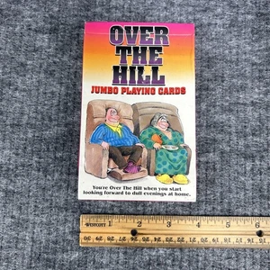 Tarjetas de juego jumbo vintage 1995 'OVER THE HILL' - ¡Nuevas y selladas! - Imagen 1 de 6
