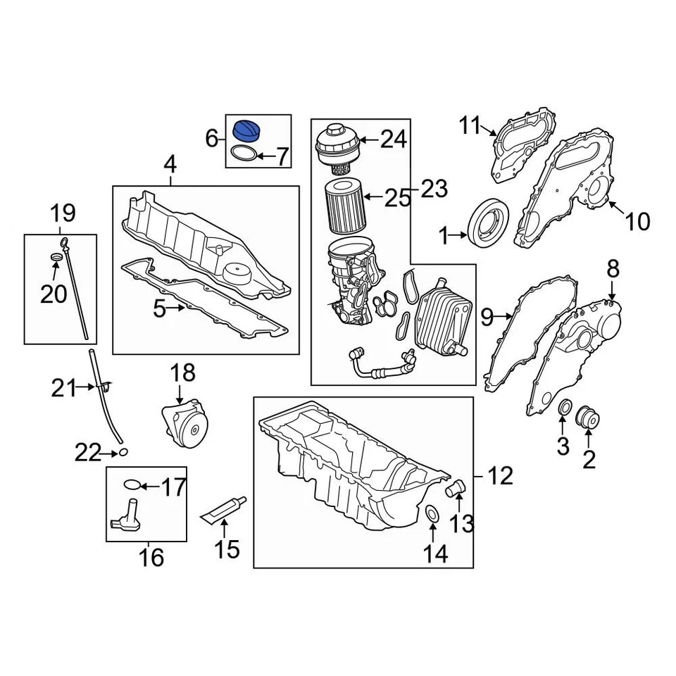 For Volvo S60 2011-2016 Volvo 30677911 Engine Oil Filler Cap Foto 1 de 4
