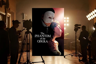 The Phantom Of The Opera Film Poster/Print A3/A4/A5 230gsm Framed - Image 1 of 4