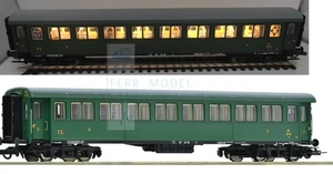 ROCO 6200093 - Carrozza di 2a classe, tipo Bz, ILLUMINATA -delle FS. Scala H0 1: - Foto 1 di 1