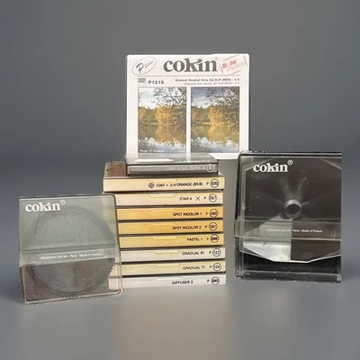 12 Filtros Cokin Campana Modular 75mm Anillo Adaptador Paño Antiestático Foto 1 de 2