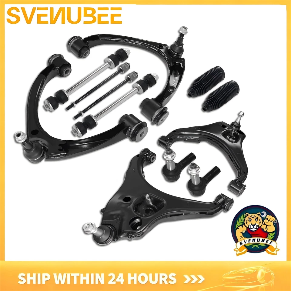 Комплект передней нижней верхней подвески рычага управления + ботинки для Chevrolet Colorado 15-20 - Изображение 1 из 4