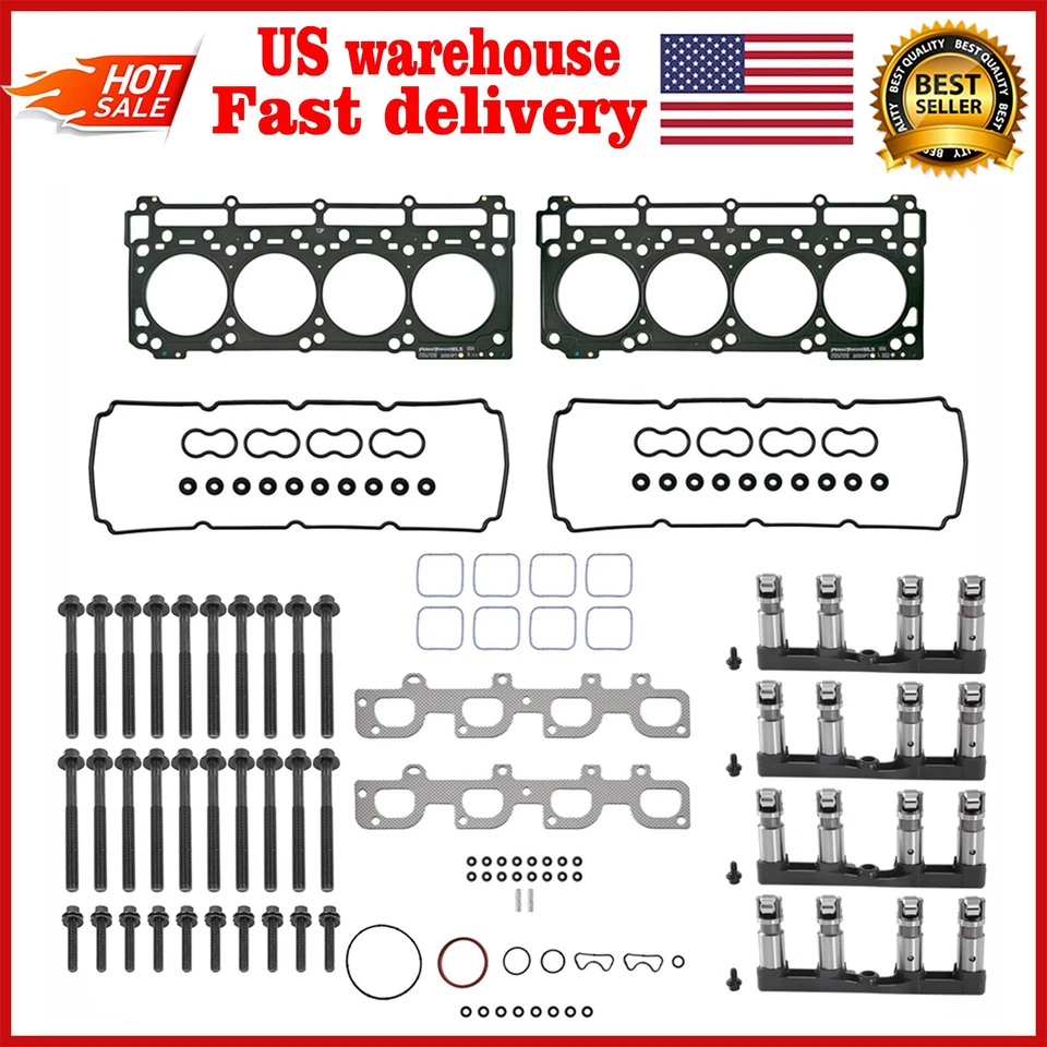 MDS Lifters KIT Head Gasket Bolts KIT FOR Dodge Charger Jeep Chrysler 6.4L HEMI - Изображение 1 из 4