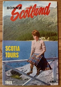Vintage 1960's BONNIE SCOTLAND SCOTIA TOURS Coach Holidays Travel Brochure - Bild 1 von 5