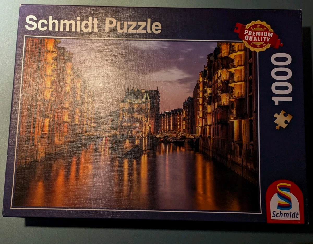 City Puzzle Hamburg Premium – 500 Teile Erwachsenenpuzzle, Städtepuzzle Zum Lernen & Spaß Haben