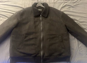 NWOT Fashion Nova Men’s Shearling Lined Coat - XXXL - Picture 1 of 6