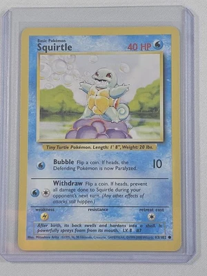 Squirtle 001/034 Trading Card Game Classic Holo - NM - Image 1 of 2