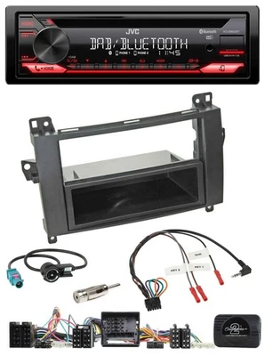 JVC CD DAB USB Bluetooth Lenkrad Autoradio für Mercedes Vito Viano W639 Audio 5 - Bild 1 von 4