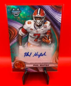 Phil Mafah 2024 Bowman U Best Of Teal Refractor #3/15 Clemson Dallas Cowboys - Picture 1 of 3