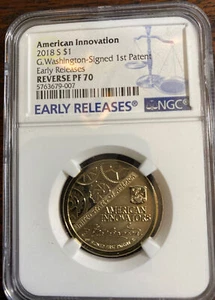 2018 S REVERSE PROOF American Innovation Dollar $1 NGC PF70 Early Releases - Picture 1 of 1