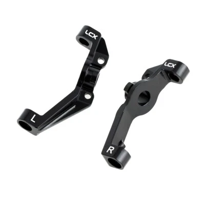 LCX 1/18 RC Crawler CNC Aluminum Front Axle Components C Hub Set for Axial UTB18 - Image 1 of 4