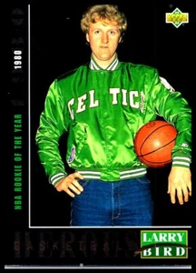 1992-93 Upper Deck #20 Larry Bird Basketball Heroes: Larry Bird - Picture 1 of 2