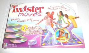Twister Moves Milton Bradley Hasbro Dance Game with 3 Music CD's (2003) NEW READ - Picture 1 of 4