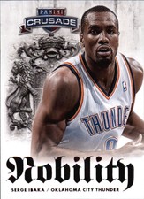 2013-14 Panini Crusade Nobility Thunder Basketball Card #37 Serge Ibaka