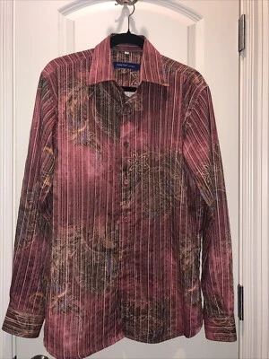 Georg Roth Los Angeles Shirt Mens MEDB Multicolor Long Sleeve  Button-Up - Image 1 of 4