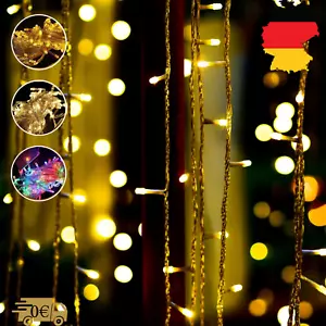 LED Lichterkette Weihnachten Licht 10 bis 100 M innen außen Weihnachtsgirlande - Bild 1 von 23