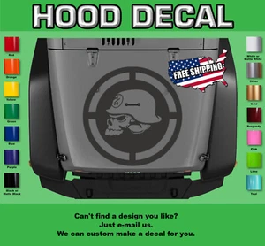 Hood Decal Fits Jeep Wrangler H-141 (Metal Mulisha) - Picture 1 of 3