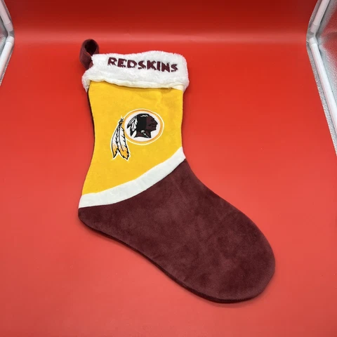WASHINGTON REDSKINS football Holiday Christmas Stocking Team Logo 17" Cover