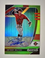2020 Prizm Draft Picks Base Auto Lime Green Prizm #PDP91 Anthony Walters /23