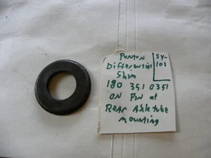 Mercedes Benz Ponton W121 W120 W105 W180 Shim on Pin Of Rear Axle Mounting -01 - Foto 1 di 4