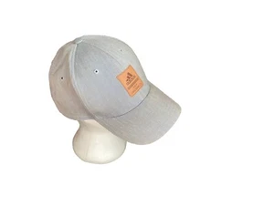 Adidas Golf Carlsbad CA Adjustable Leather Strap Buckle Gray Denim Vents - Picture 1 of 7