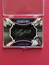 Tony Oliva Twins 2007 Sweet Spot Classics Signatures Auto 6/6 Leather 1/1