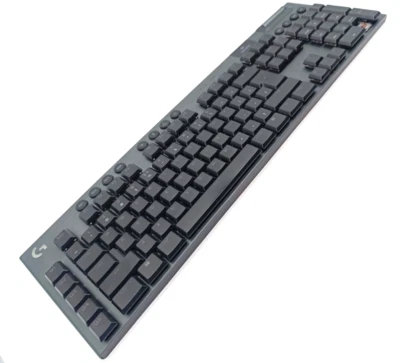 Logitech G915 LIGHTSPEED RGB Gaming Tastatur Schwarz - US-Englisch TEILDEFEKT! - Bild 1 von 4