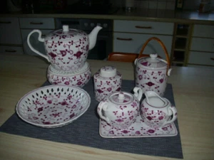 August Warnecke China Purpur Konvolut - Bild 1 von 12