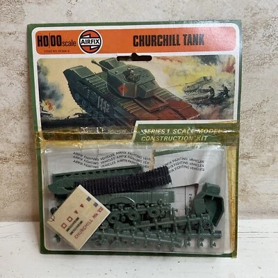 AIRFIX CONSTRUCTION KIT, CHURCHILL TANK #01304-2 HO / OO GAUGE, 1973 KIT - Image 1 of 3
