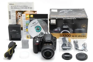 [MINT in Box] Nikon D3300 24.2MP Digital SLR Camera w/ 18-55mm Lens From JAPAN - Picture 1 of 9