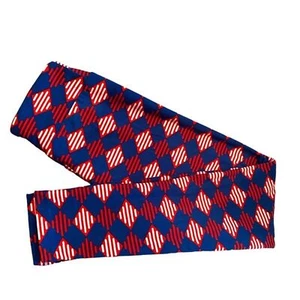 LuLaRoe Diamonds and Stripes Tween Girls 8/10/12/14 Butter Soft Leggings New - Picture 1 of 4
