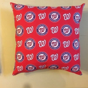 ALMOHADA DE ALGODÓN COMPLETA 15 X 15 MLB WASHINGTON NATIONALS - REGALOS 7 ESTILOS - Imagen 1 de 21