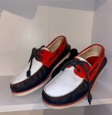 Leather Carolina Herrera Unisex Multicolour Boots Loafers Sansa Size 7.5 EU 41 - Image 1 of 4