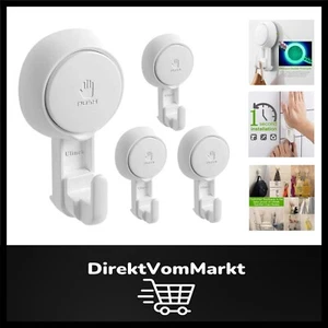 4er Pack Saugnapf Bad Haken - Schnelle Montage, elegant und wiederverwendbar - Bild 1 von 10