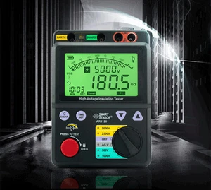 High Voltage 5KV Insulation Resistance Tester Megger 1T Ohm PI USB Lock Function - Picture 1 of 6