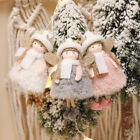 Christmas Ornament Angel Antlers Plush Doll Pendant Xmas Tree Hanging Decorat ny