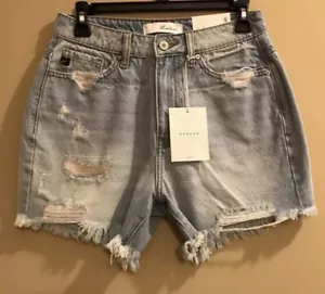 KanCan Ultra High Rise Denim Jean Cutoff Shorts NWT Women’s Size Small S - Picture 1 of 9