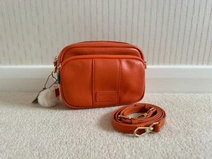 Pom Pom London Orange Mayfair Bag Brand New Without Tags - Picture 1 of 13